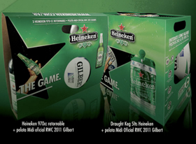 Heineken junto a la Copa Mundial de Rugby